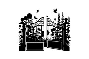 50 Garden Frame Silhouette Bundle, an Illustration by musafir_fashion (Thumbnail 12 of 51)