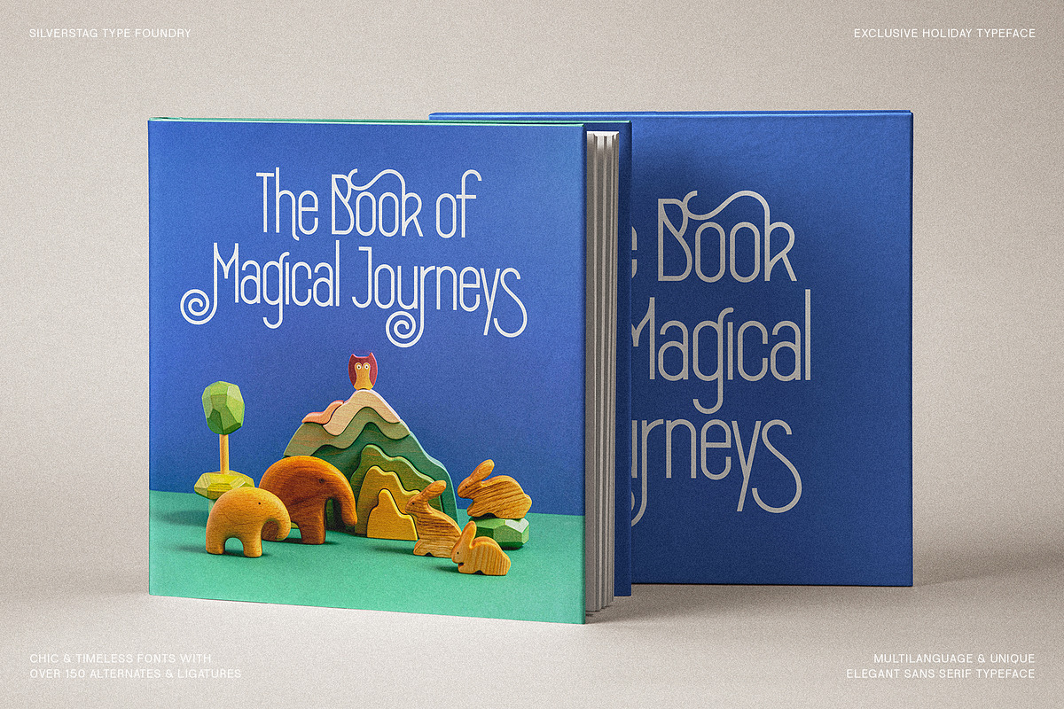 SLTF Holiday Whispers Typeface, a Sans Serif Font by SilverStag Type Foundry (Photo 9 of 20)