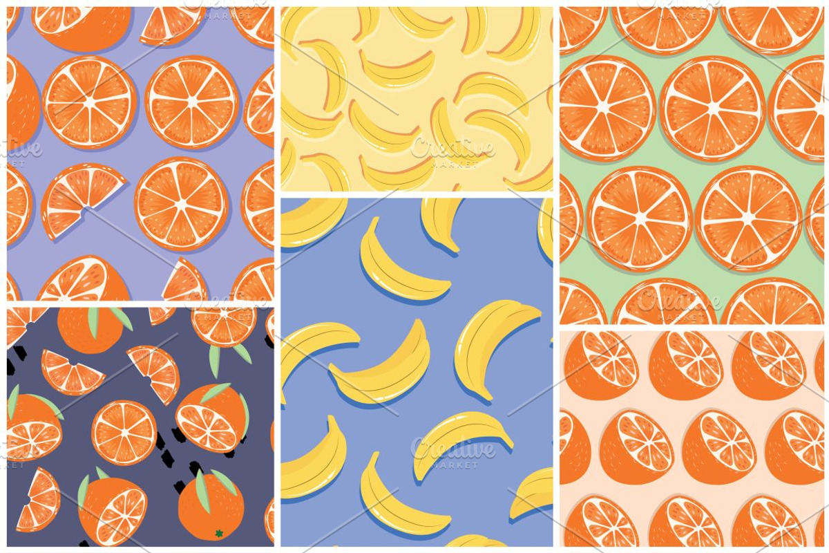 55 Tropical Fruit Seamless Patterns, a Pattern Graphic by Blue Lela Design (Photo 10 of 15)