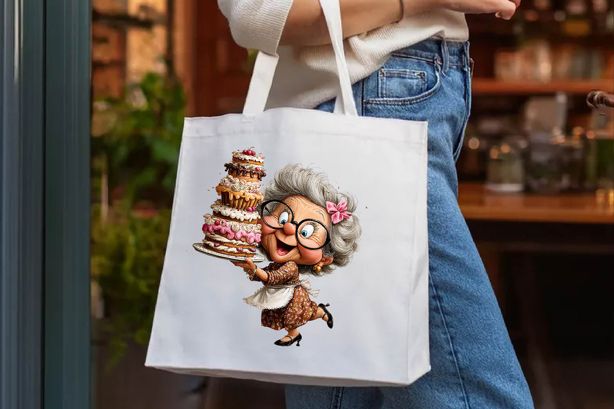 Sassy Grandma Birthday Clipart, a Person Illustration by fashionaddict (Photo 6 of 7)
