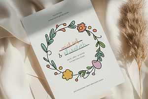 Playful Hand-Drawn Save the Date, an Invitation Template by Filip Studio