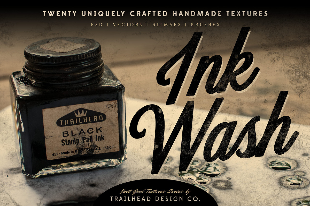 Just Good Textures - Ink Washes