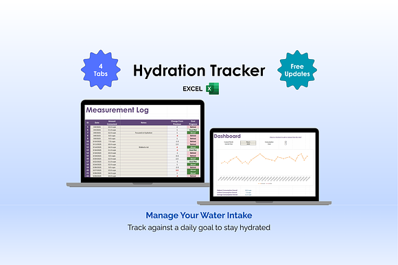 Hydration Tracker - Excel preview 5