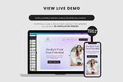Spiritual Coach Canva Template, a Landing Page Template by StartBuildLaunch (Thumbnail 2 of 6)