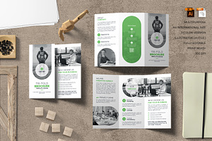 Corporate Trifold Brochure Template