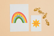 20 Cute Rain Cloud Sun Star Rainbow, a Decorative Illustration by jongcreative (Thumbnail 6 of 9)