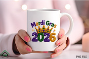 Mardi Gras 2026 Crochet PNG, an Illustration by Craft Nest (Thumbnail 4 of 4)