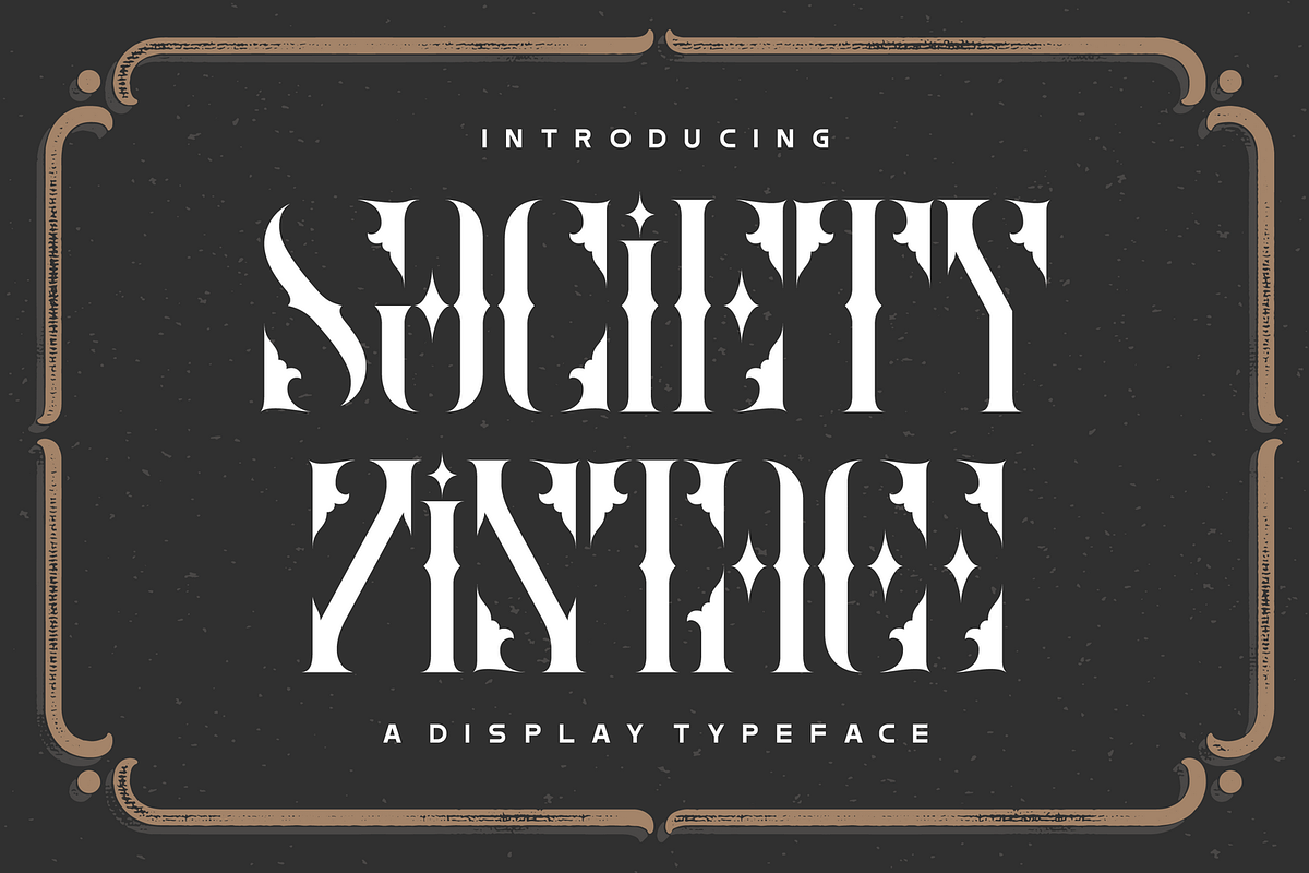 Society Vintage Font, a Serif Font by 177Studio (Photo 1 of 8)