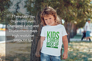 Kids T-Shirt Mock-Up Vol 2, a Shirt Mockup by Freeman Studio (Thumbnail 2 of 11)