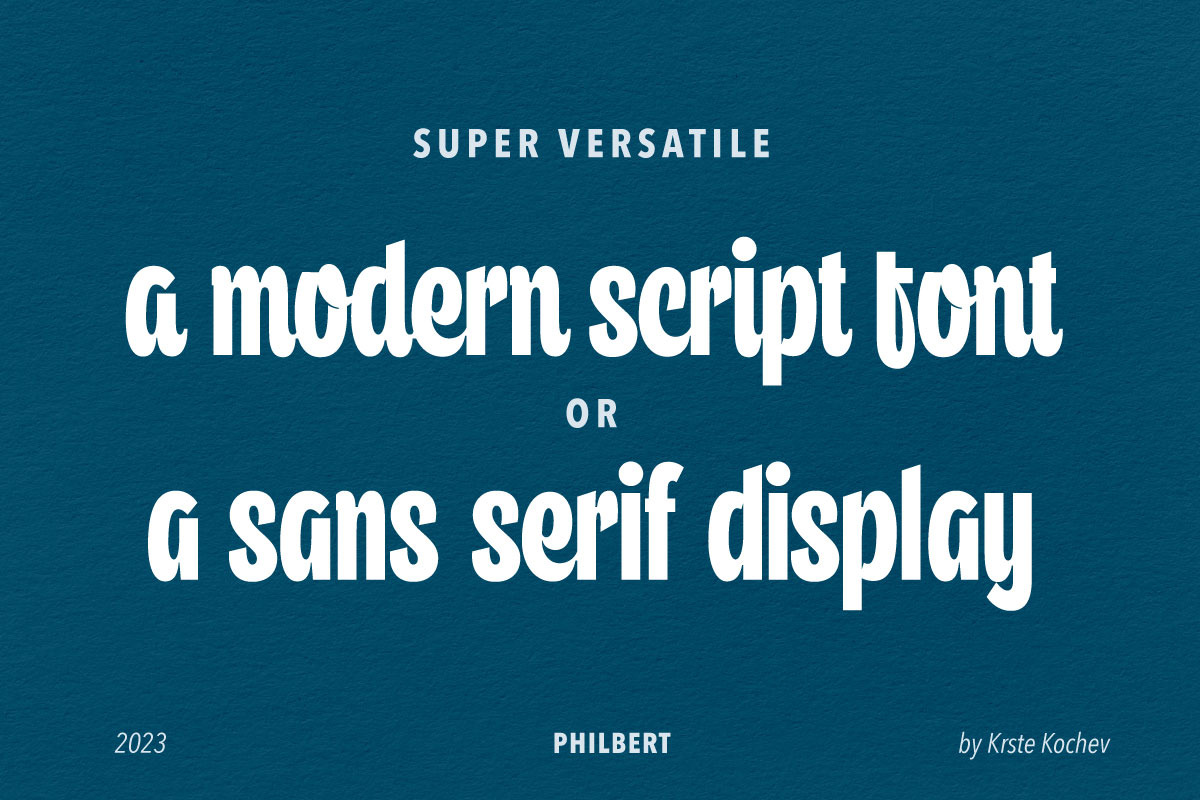 Philbert - Modern Script Font, a Script Font by Kochev Type (Photo 5 of 12)