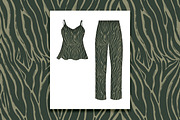 Wild Animal Print Set Modern Vintage, a Pattern Graphic by Oksana Dovhopol Art (Thumbnail 14 of 19)