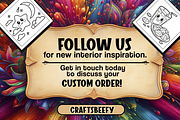 Bold Easy Cute Pairs Coloring Pages, an Object Illustration by Craftsbeefy (Thumbnail 4 of 4)