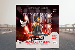 Women's Conference Flyer, a Flyer Template by Poushe Design