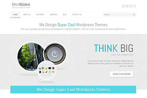 MiniMalen - Responsive HTML Template