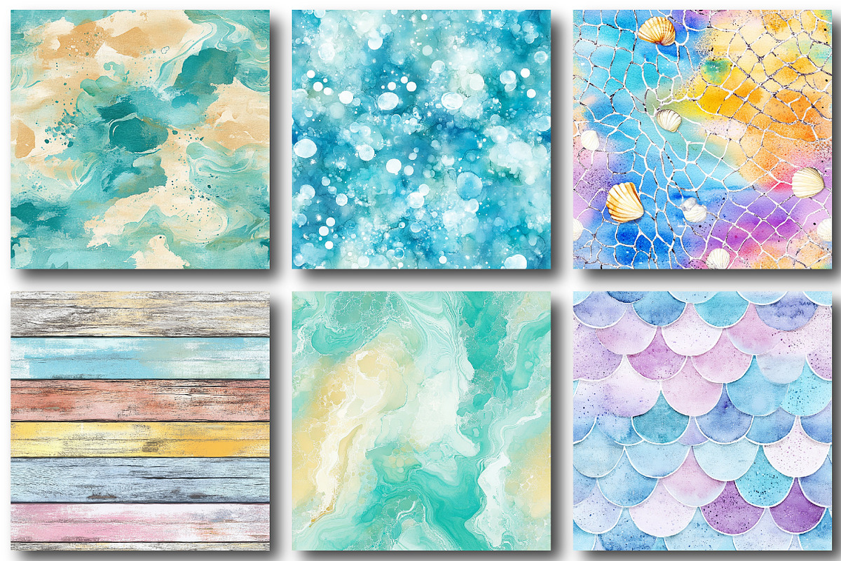 Beach Textures Collection, a Pattern Graphic by designcity5 (Photo 5 of 5)