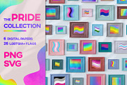 LGBT Pride SVG Bundle Gay Flag, a Texture Graphic by InkCloudDesign (Thumbnail 1 of 7)