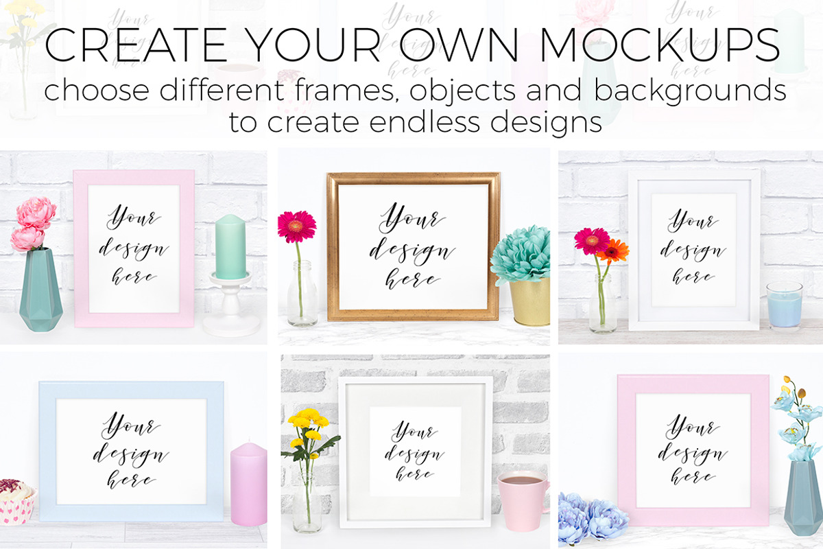 Frame Mockup Creator - Version 2, a Product Mockup by Pixomize (Photo 2 of 6)