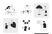 Stress Management Illustration Art, a Healthcare Illustration by Vectors Market (Thumbnail 8 of 9)
