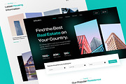 Real Estate Landing Page Template, an UI Kit Template by Tanvir Ahammed Tamim (Thumbnail 2 of 3)