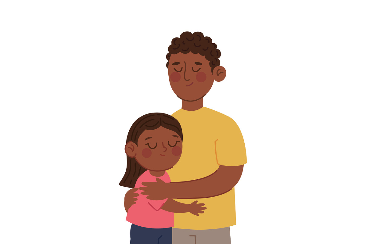 Father and Child Moments Vector, a Person Illustration by CreartiveDesign (Photo 5 of 10)