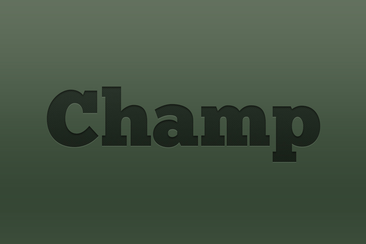 Subtle Pressed Text for Photoshop, a Layer Style Add-On by Creativenauts (Photo 3 of 4)