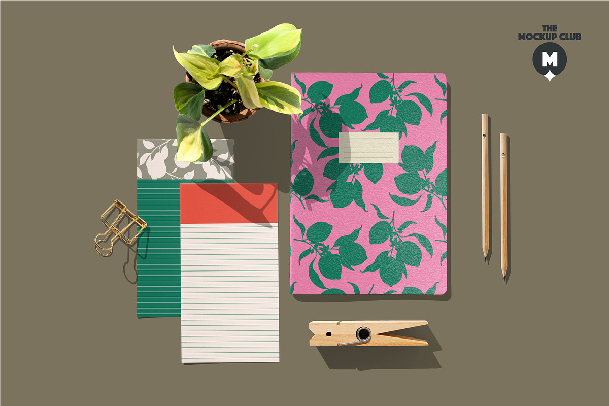STATIONERY/NOTEBOOK MOCKUPS, a Books & Magazine Mockup by MCKP*ME (Photo 3 of 14)