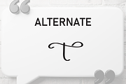 Quotes | Script Font, a Script Font by Scratchones (Thumbnail 8 of 9)