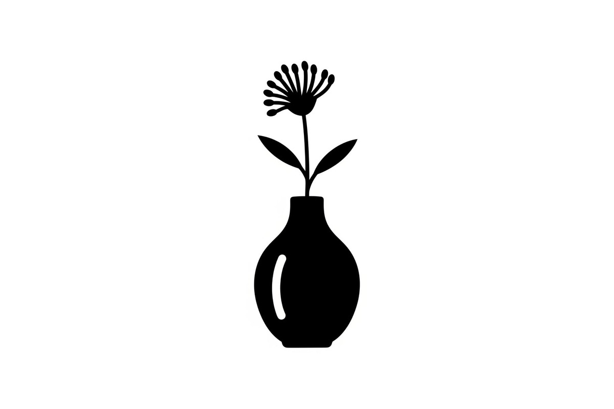 Flower Vase Silhouette Vector Bundle, an Illustration by Designs_River (Photo 23 of 51)