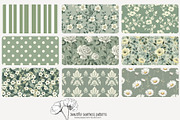 70 sage green seamless pattern, a Pattern Graphic by Poppy Lane Studio (Thumbnail 2 of 10)