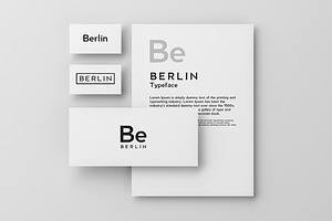 BERLIN - Minimalist Font Family