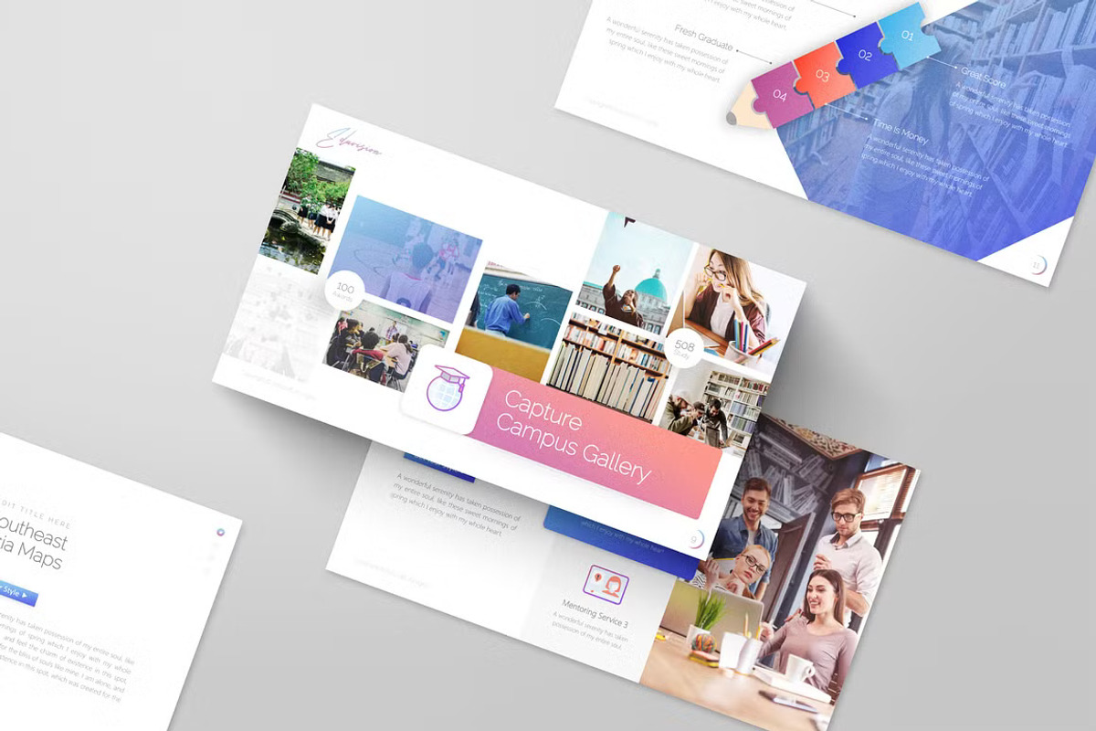 Education Powerpoint Template, a Presentation Template by GearShift (Photo 6 of 7)