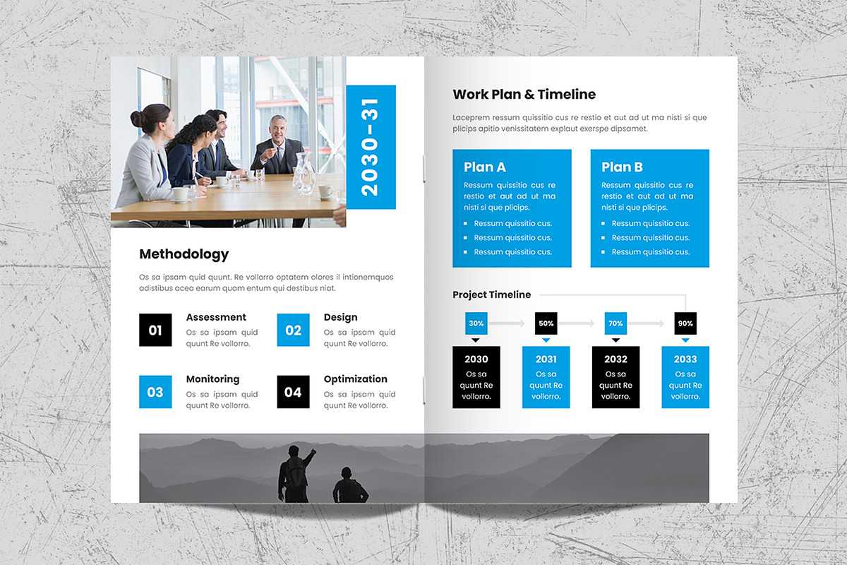 Project Proposal Brochure Template, a Brochure Template by White Graphic (Photo 7 of 11)