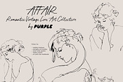 Affair: Romantic Vintage Line Art, a Decorative Illustration by Purple (Thumbnail 5 of 13)