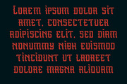 Ambeigu Vintage Display Font, a Blackletter Font by IHDSTD (Thumbnail 9 of 9)
