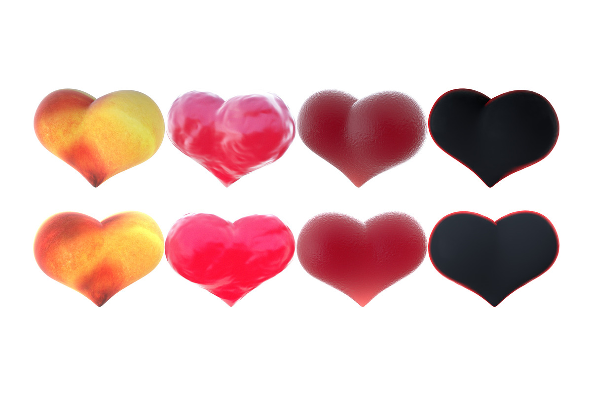 Valentine's Hearts, 38 3D ills, a Templates & Theme by Grivina's shop (Photo 4 of 6)