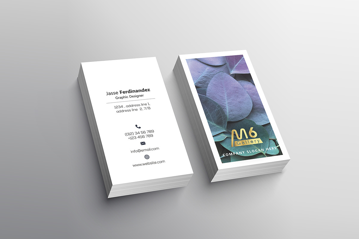Nature Business Card Template- S45, a Business Card Template by M6 Gallery (Photo 4 of 5)