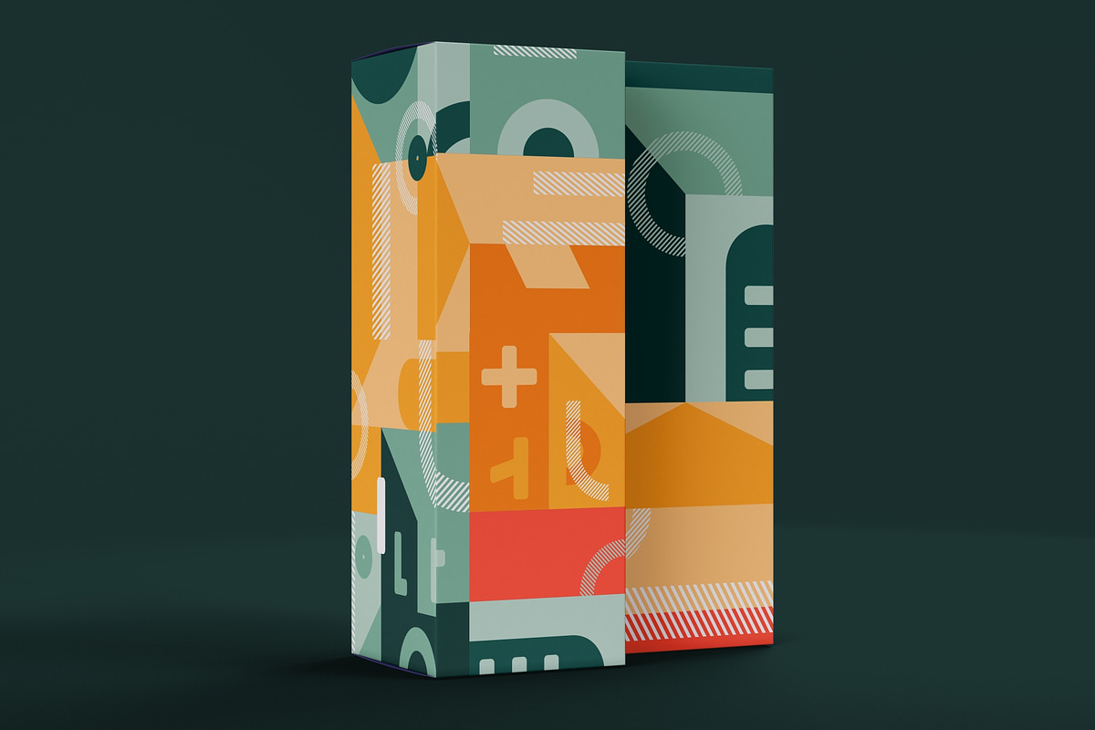 Fun Geometry pattern bundle., a Pattern Graphic by lisa_kalev (Photo 12 of 22)