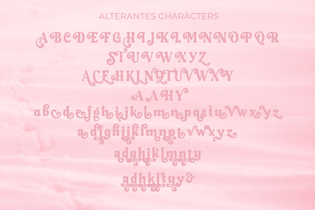 Holiday Feast Display Font, a Slab Serif Font by Letterhend Studio (Photo 10 of 10)
