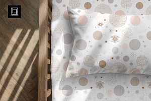 Kids Bed Linen Mockup Sheet+Pillow, a Household Mockup by 1001 mockups