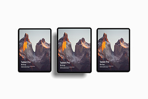 Tablet Pro Screen Mockup