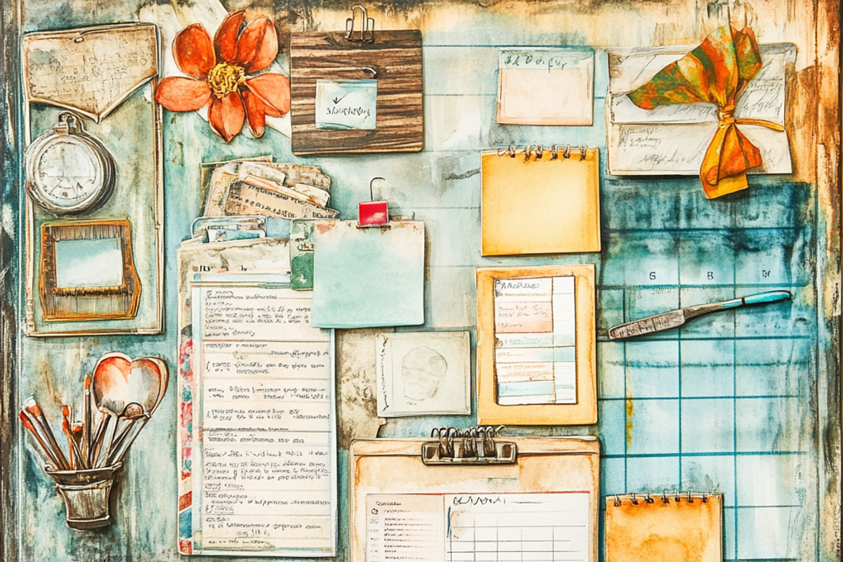 Master Planner Framework Scrapbook, a Background Graphic by Printable Treasure (Photo 3 of 8)