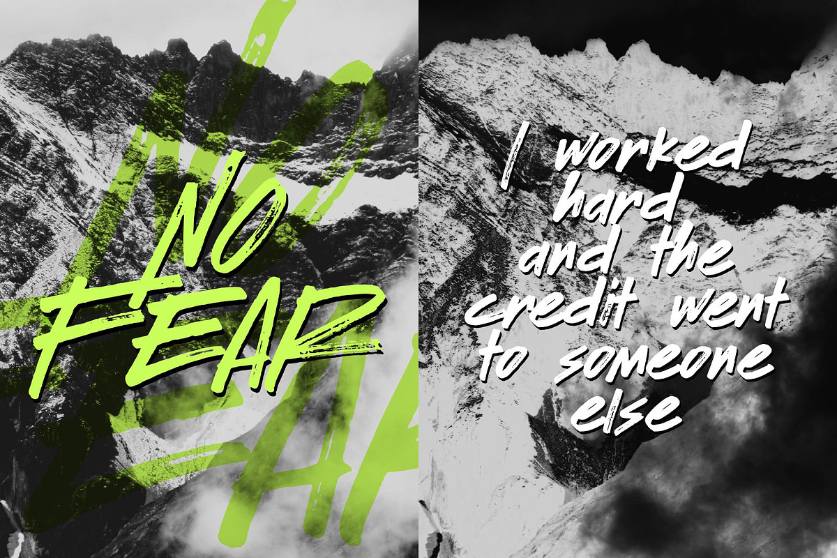 WAVE BLOCK - Marker Brush, a Blackletter Font by ErgibiStudio (Photo 9 of 9)