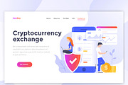 Landing page templates, a Templates & Theme by Creative Graphics (Thumbnail 3 of 12)