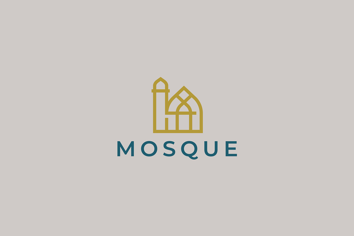 Mosque Logo Islamic Building Prayer, a Branding & Logo Template by Signatoro (Photo 2 of 2)