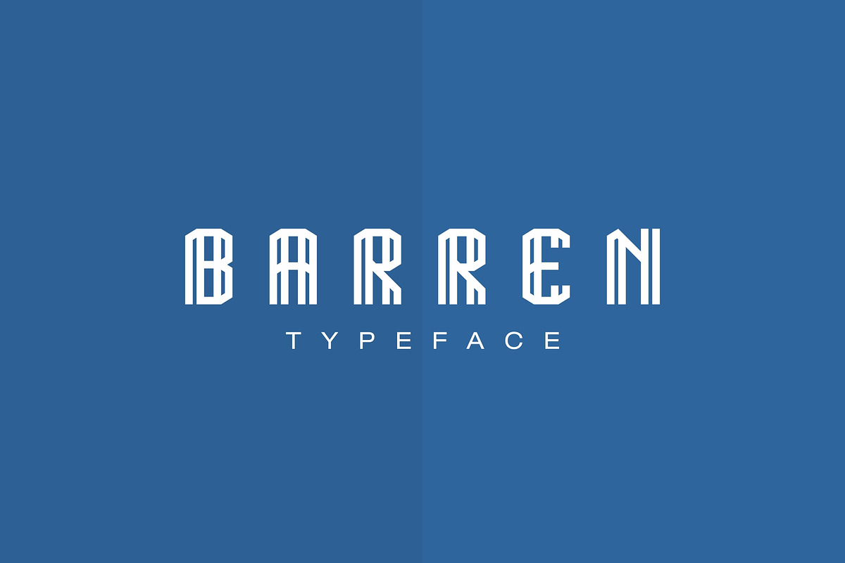 BARREN TYPEFACE