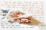 Petite Annagri Cyrillic Greek font, a Script Font by IraDvilyuk (Thumbnail 12 of 20)