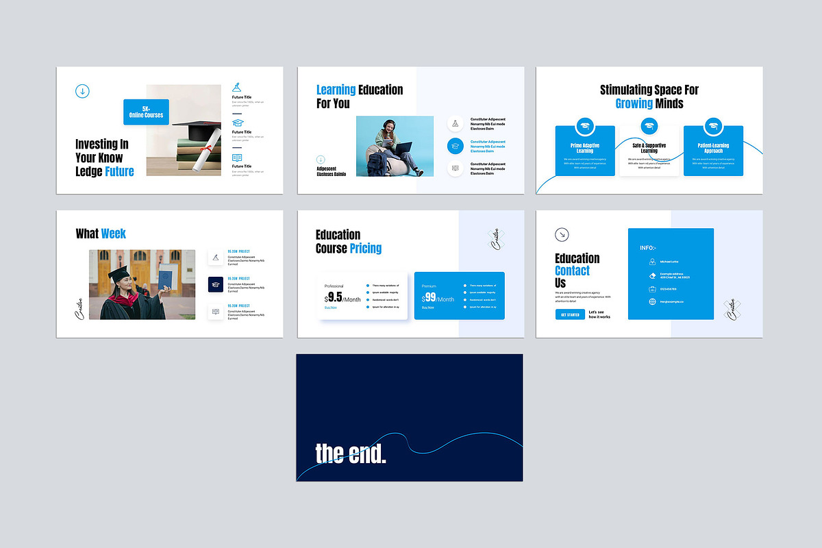 Admission Education Presentation, a Presentation Template by KreateTribe (Photo 2 of 6)