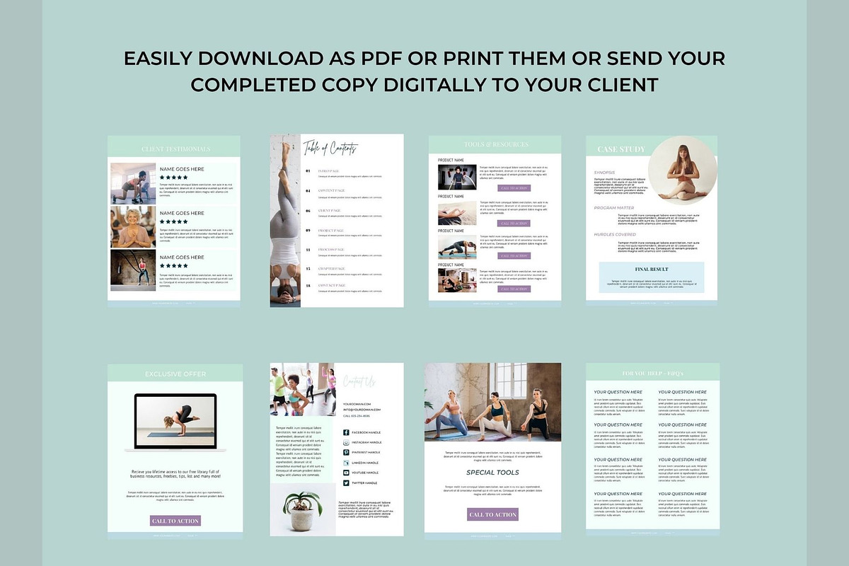 Nutrition Coach Course Creator Canva, a Social Media Template by Deepa Template Studio (Photo 39 of 48)