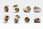 Ice Cream Tub Mockup, a Packaging Mockup by Hubzway (Thumbnail 1 of 7)
