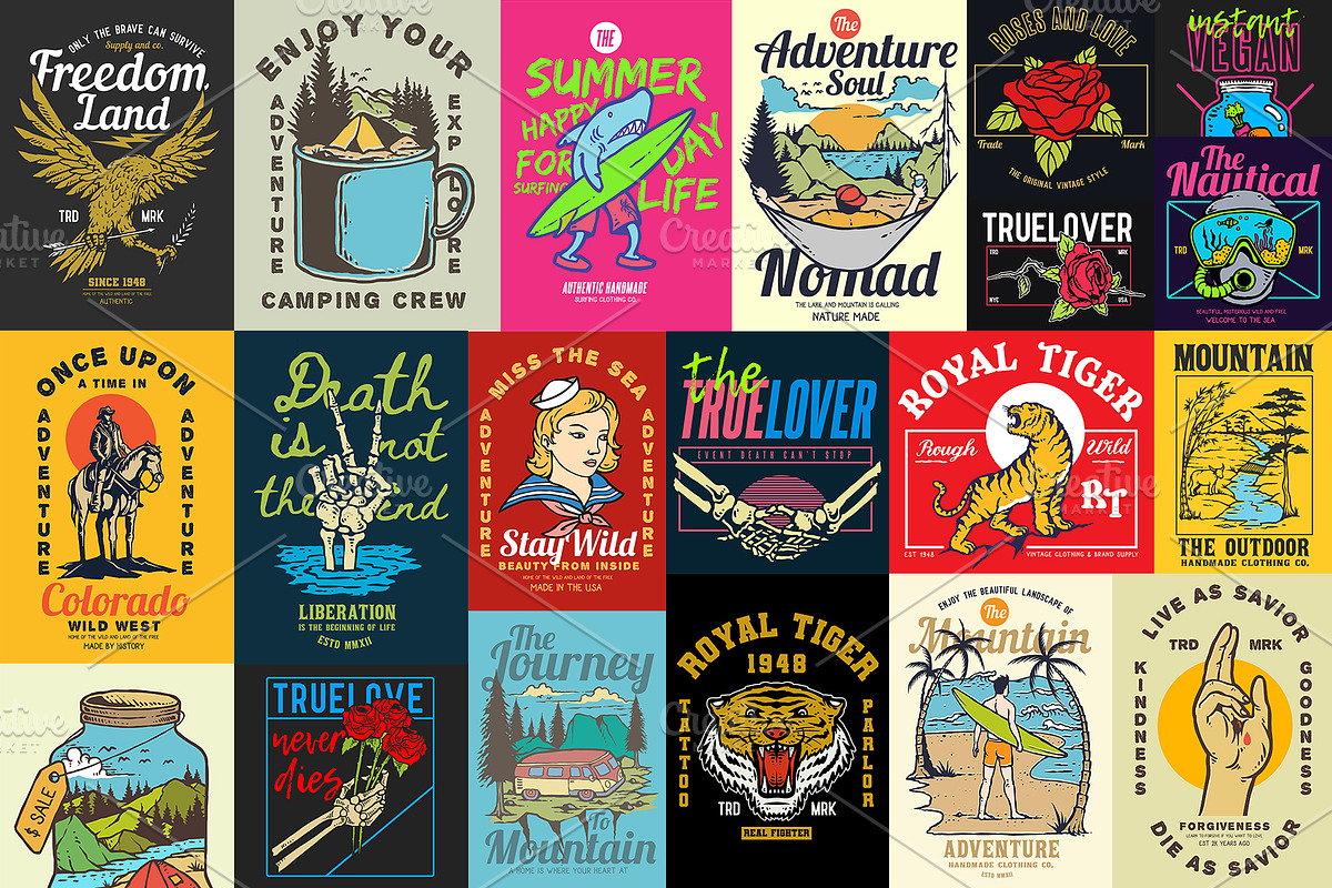 100 Street Style T-Shirt Designs, an Illustration by TSV Art Collective (Photo 9 of 21)